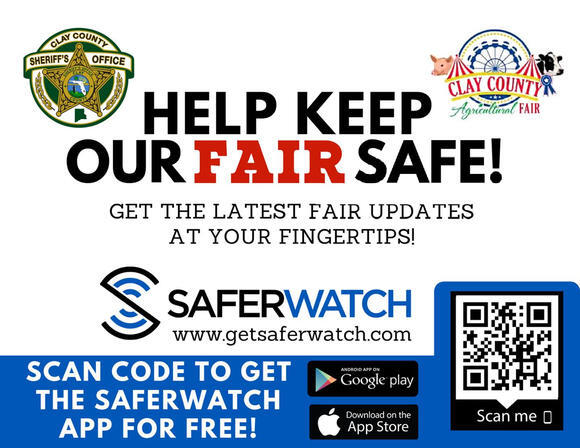 clay county fair and the saferwatch app