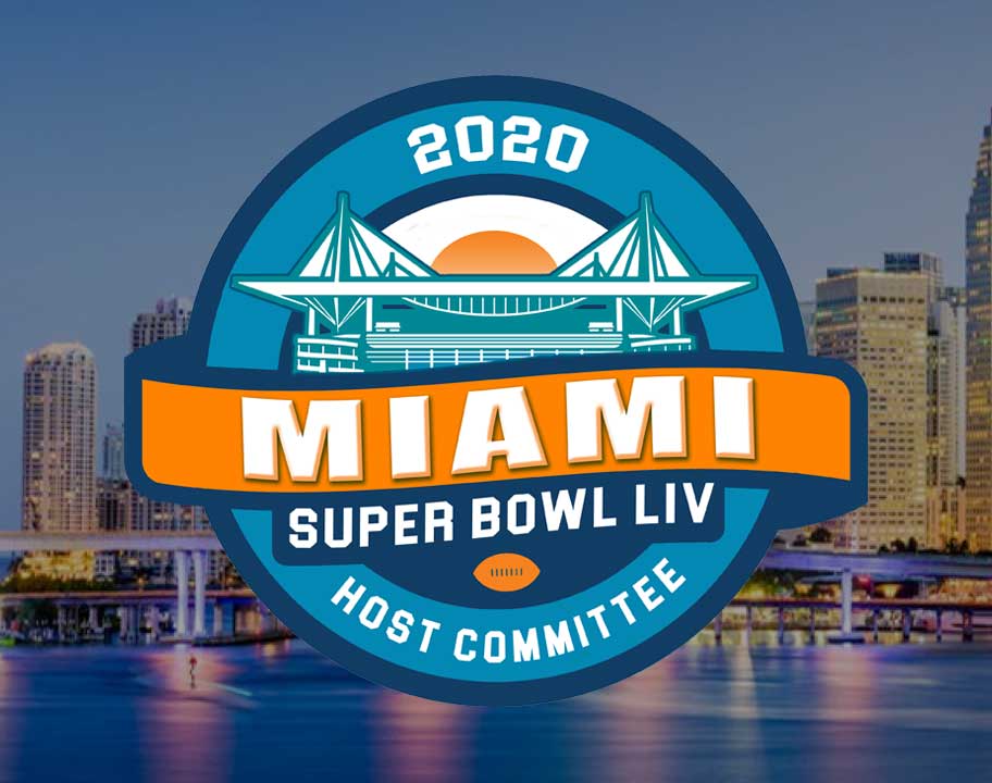2020 Super Bowl Miami logo
