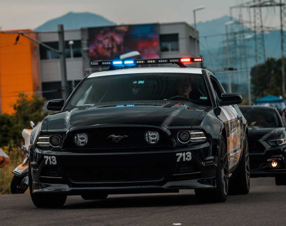 modern cop car