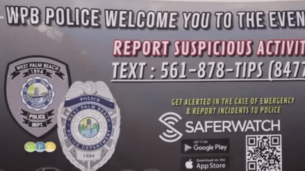 WPB Police Debut ‘SaferWatch’ App During SunFest