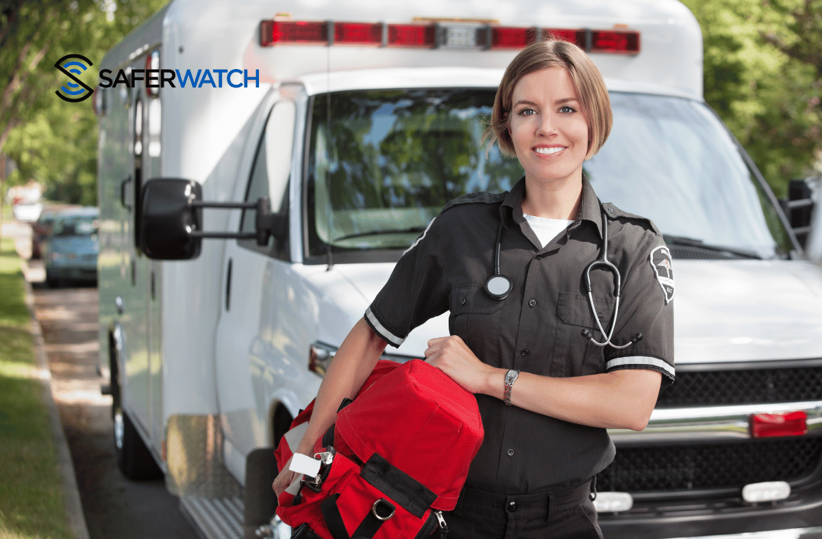 Young female paramedic - SaferWatch