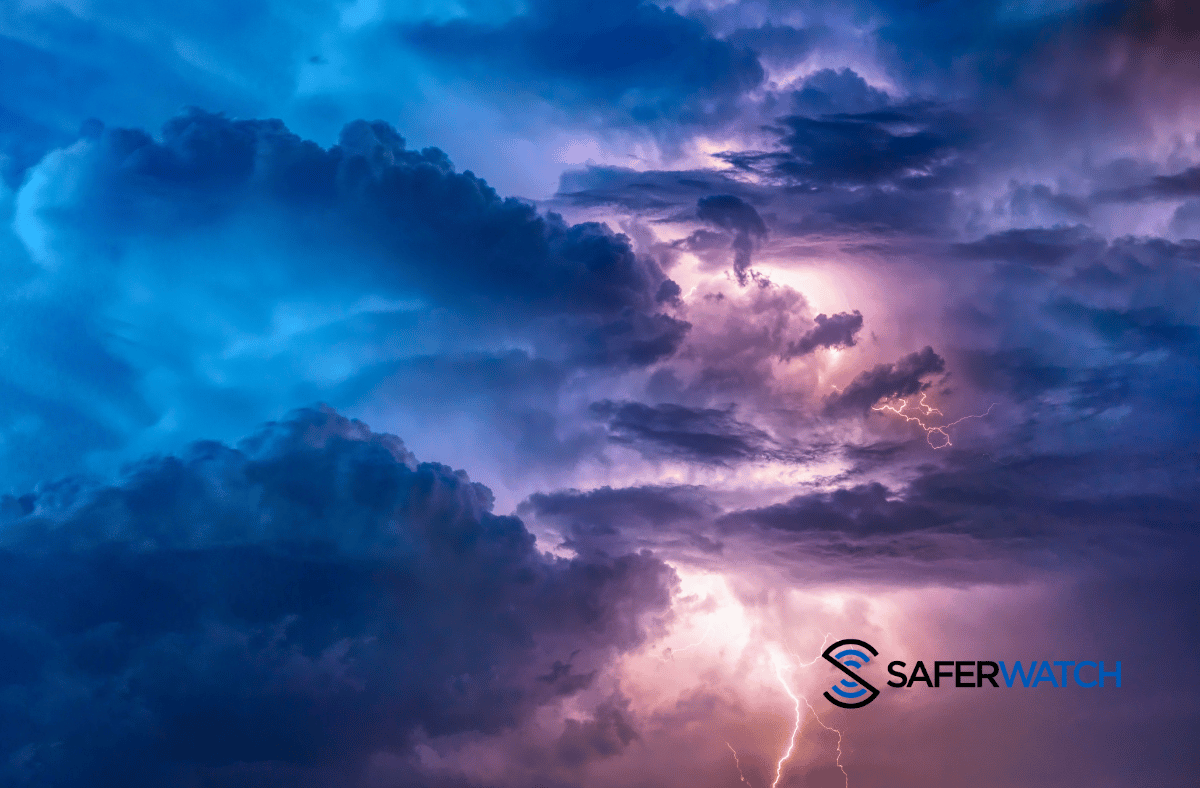 Storm and lightning - SaferWatch