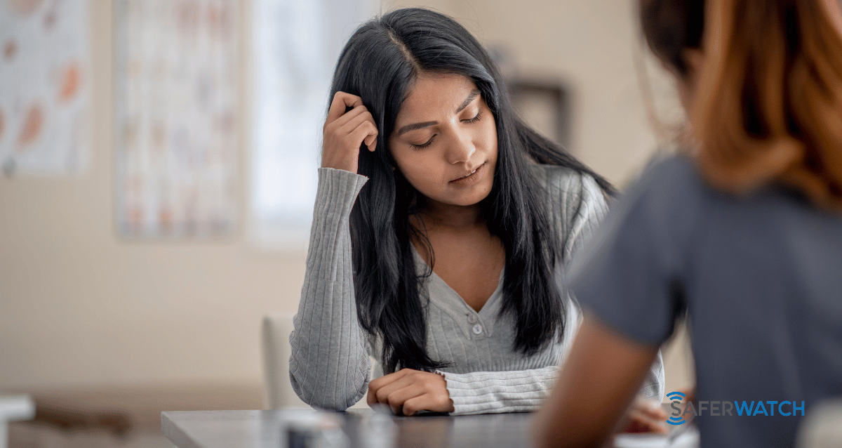 Students in a classroom discussing initiatives and programs supporting students' mental health