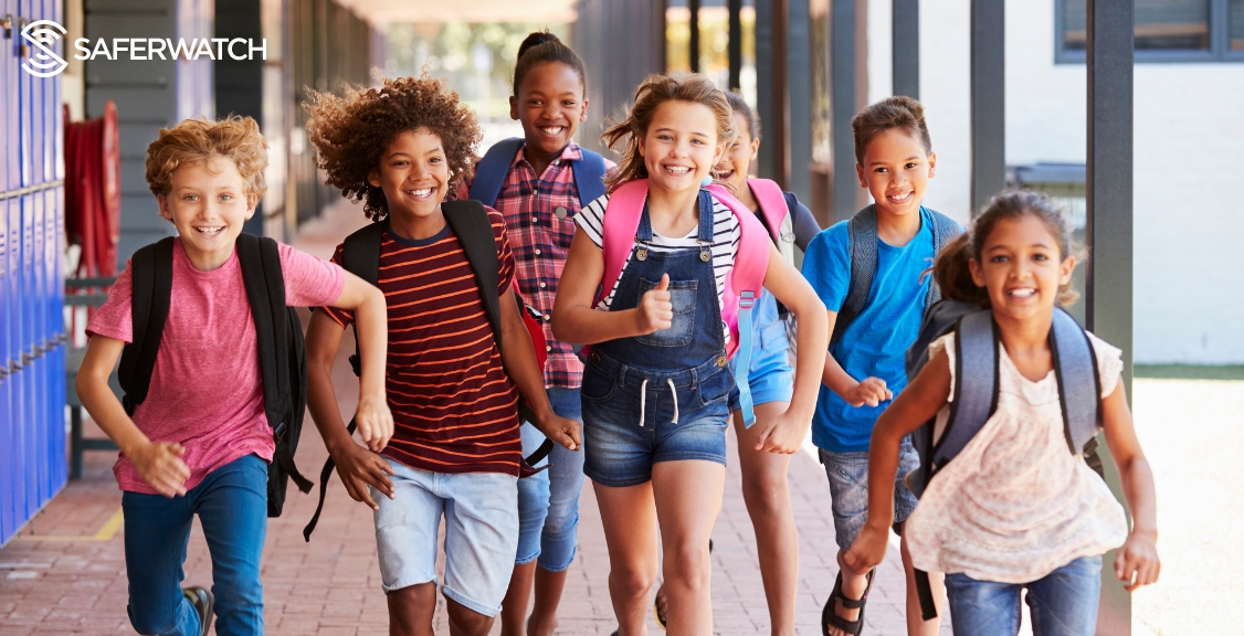 children running