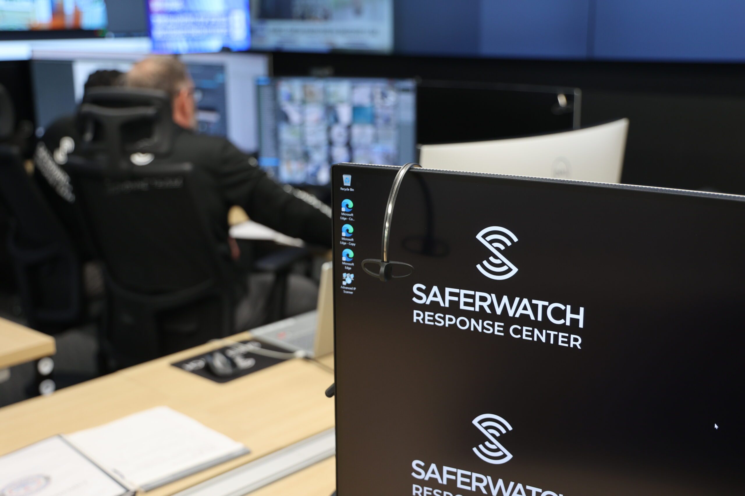 SaferWatch's 24/7/365 monitoring center
