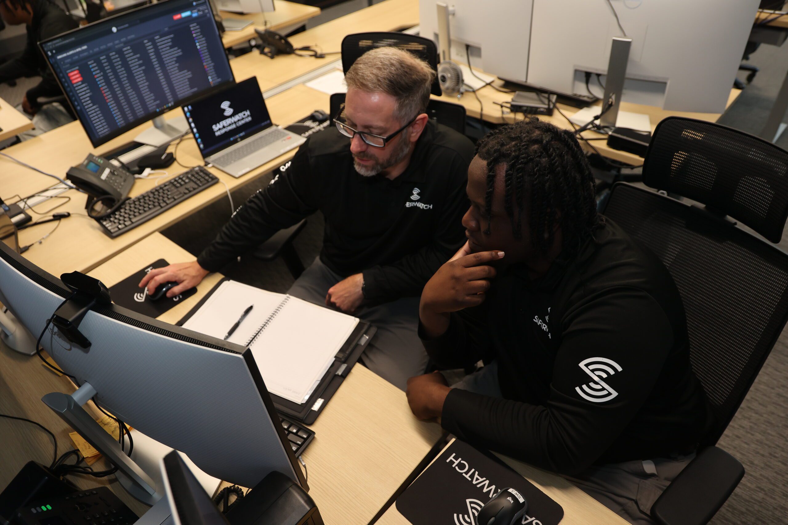 Inside SaferWatch's 24/7/365 monitoring center